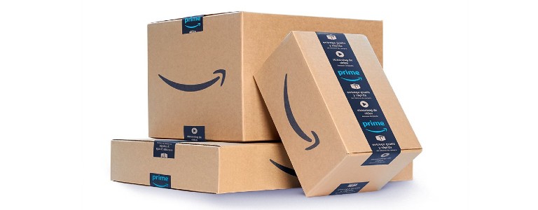 Pile of Amazon Prime packages