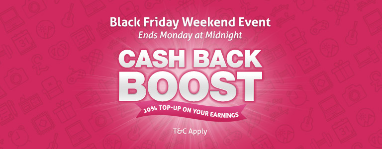 Cash Boost All Weekend Long