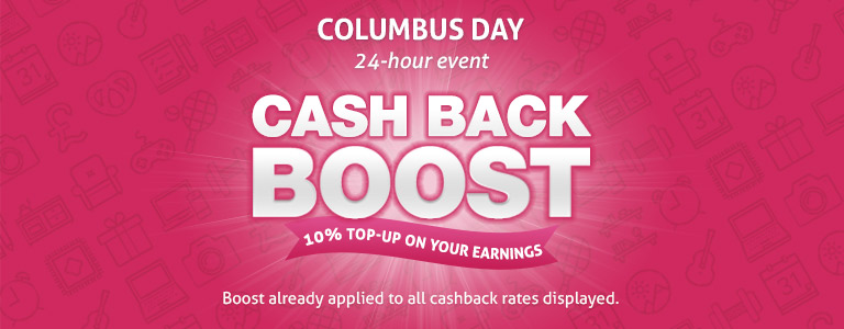 Cash Back Boost Day