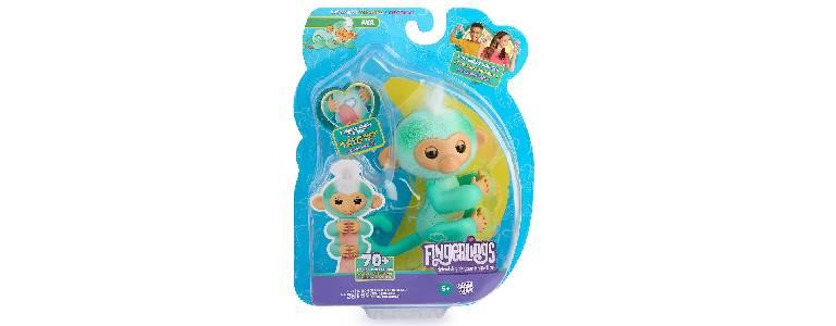Fingerlings teal monkey, Ava