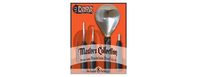 A picture of Masters Collection Premium Stainless Steel Tools for carving pumpkins