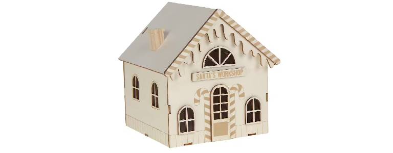 DIY Santa's Workshop for painting