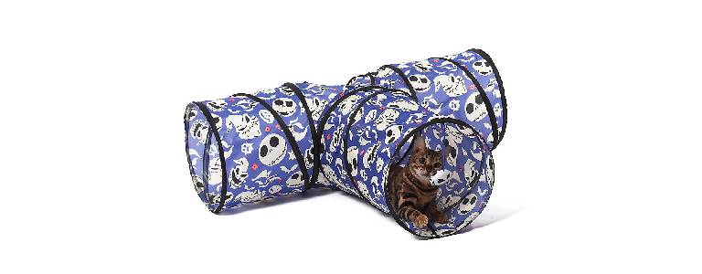Nightmare Before Christmas cat tunnel toy