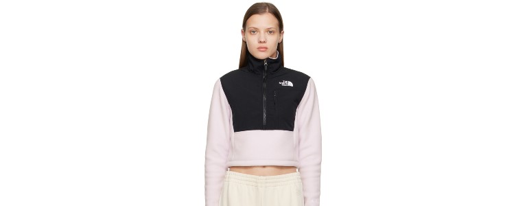 Purple crop jacket from The North Face