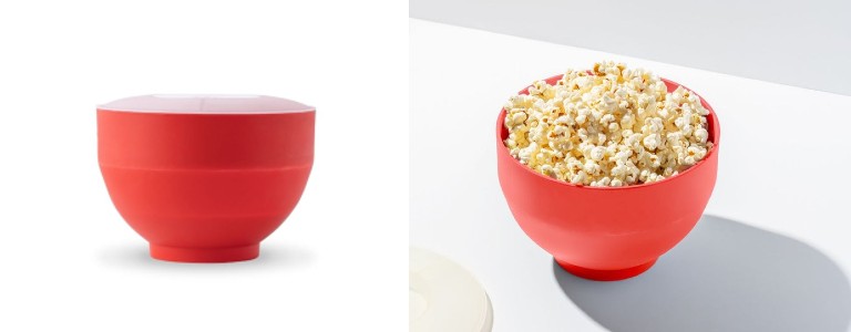 The Popper popcorn bowl