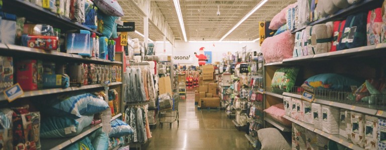Walmart kids' aisle