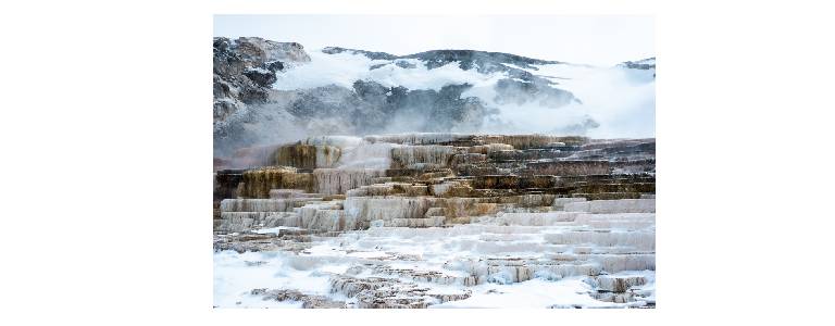 Hot springs at Yellowstone National Park