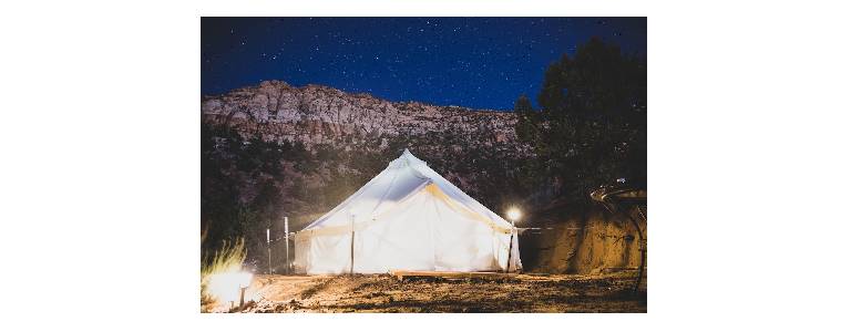 Yurt at Zion View Camping in Utah