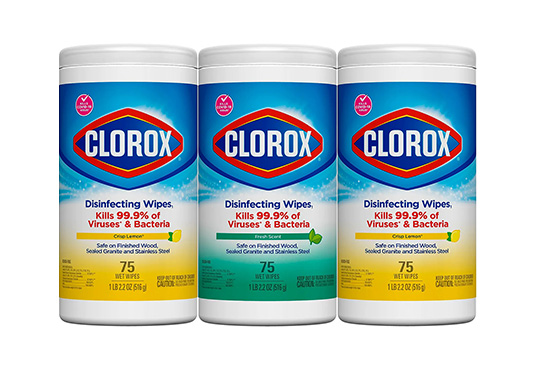 3 Pack of Clorox Wipes Freebie