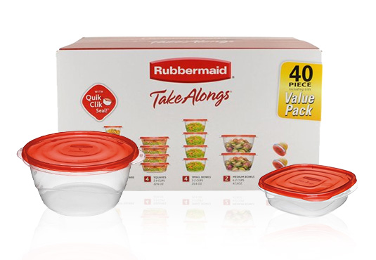 Rubbermaid Food Containers Set Freebie