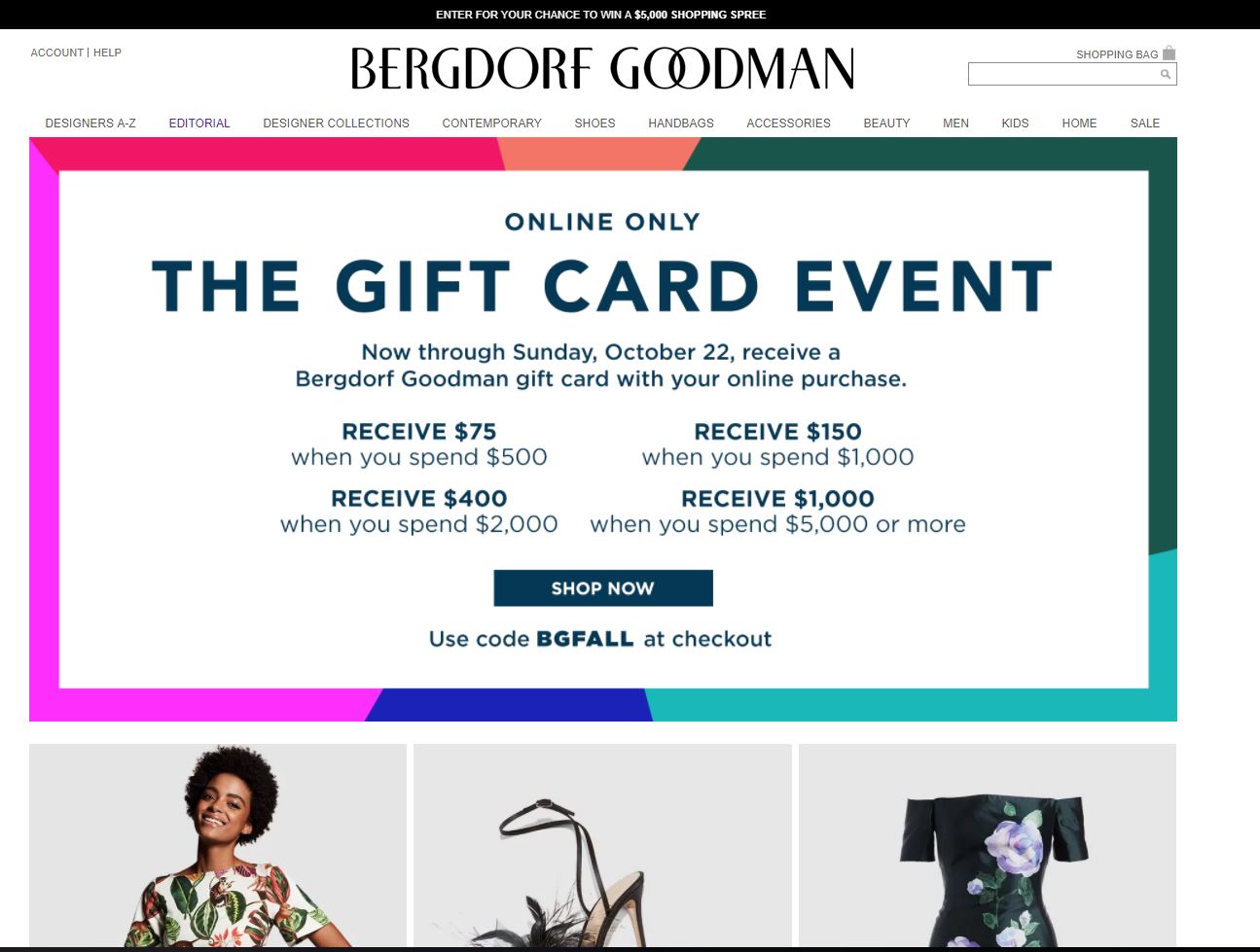 Bergdorf Goodman官网