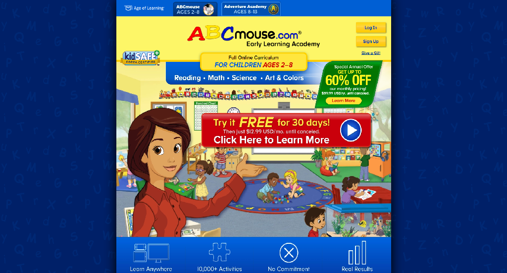 ABCmouse.com Homepage