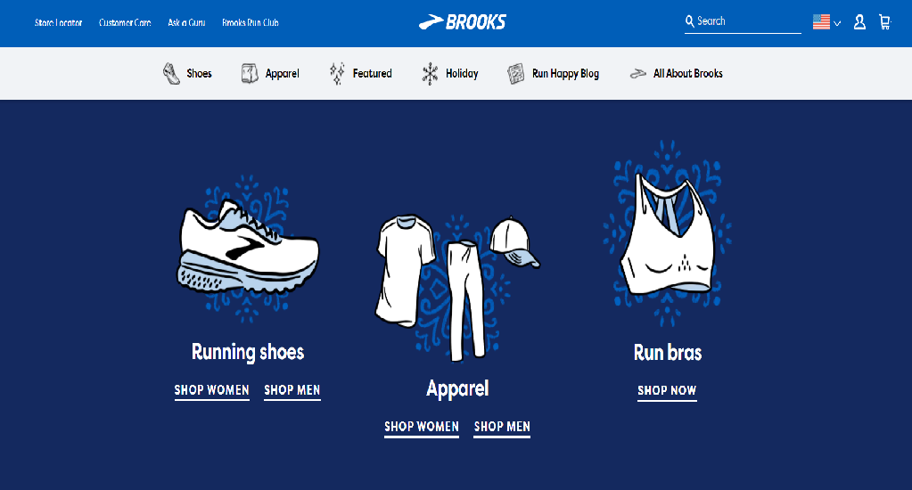 Brooks Running Homepage