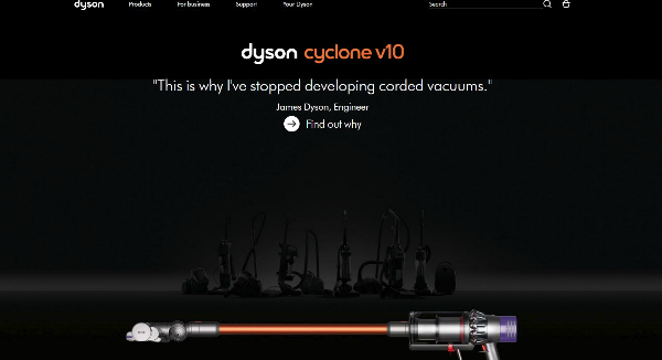 Dyson Homepage Image
