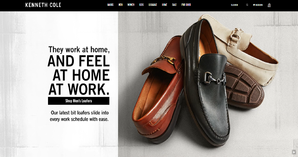 Kenneth Cole Homepage 