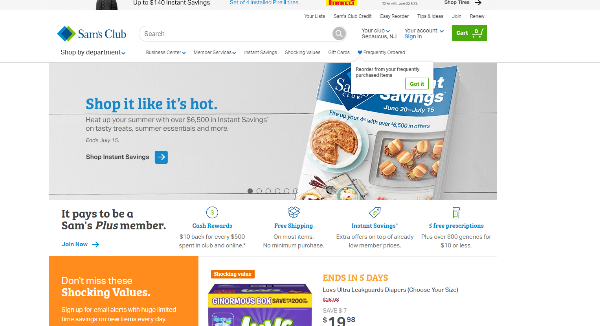 Sam's Club Cash Back Offers, Coupons & Discount Codes