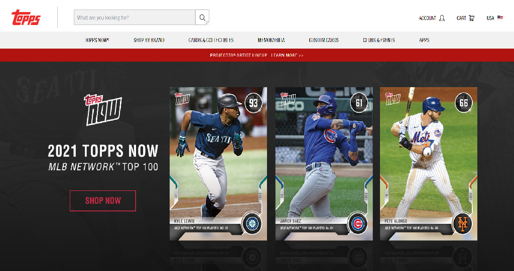 Topps Homepage