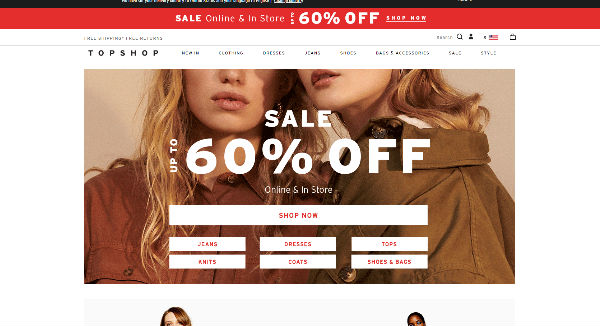 Topshop Cash Back Offers, Discounts & Coupons
