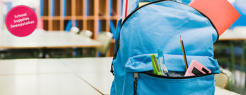 School Supplies Sweepstakes 
