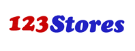 123 Stores logo