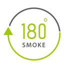 180 Smoke Square Logo